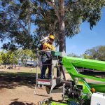 Man with Drone — Tree Service in Moranbah, QLD